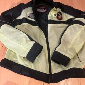 BILT Honda Men's Black and Cream Jacket